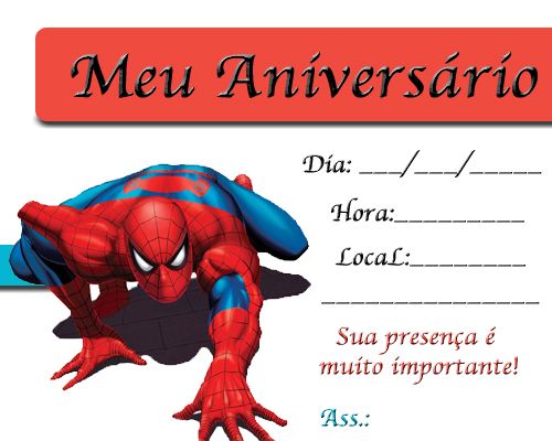 CONVITE HOMEM HARANHA