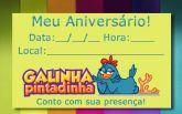 Convite Galinha Pintadinha