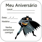 CONVITE DO BATMA